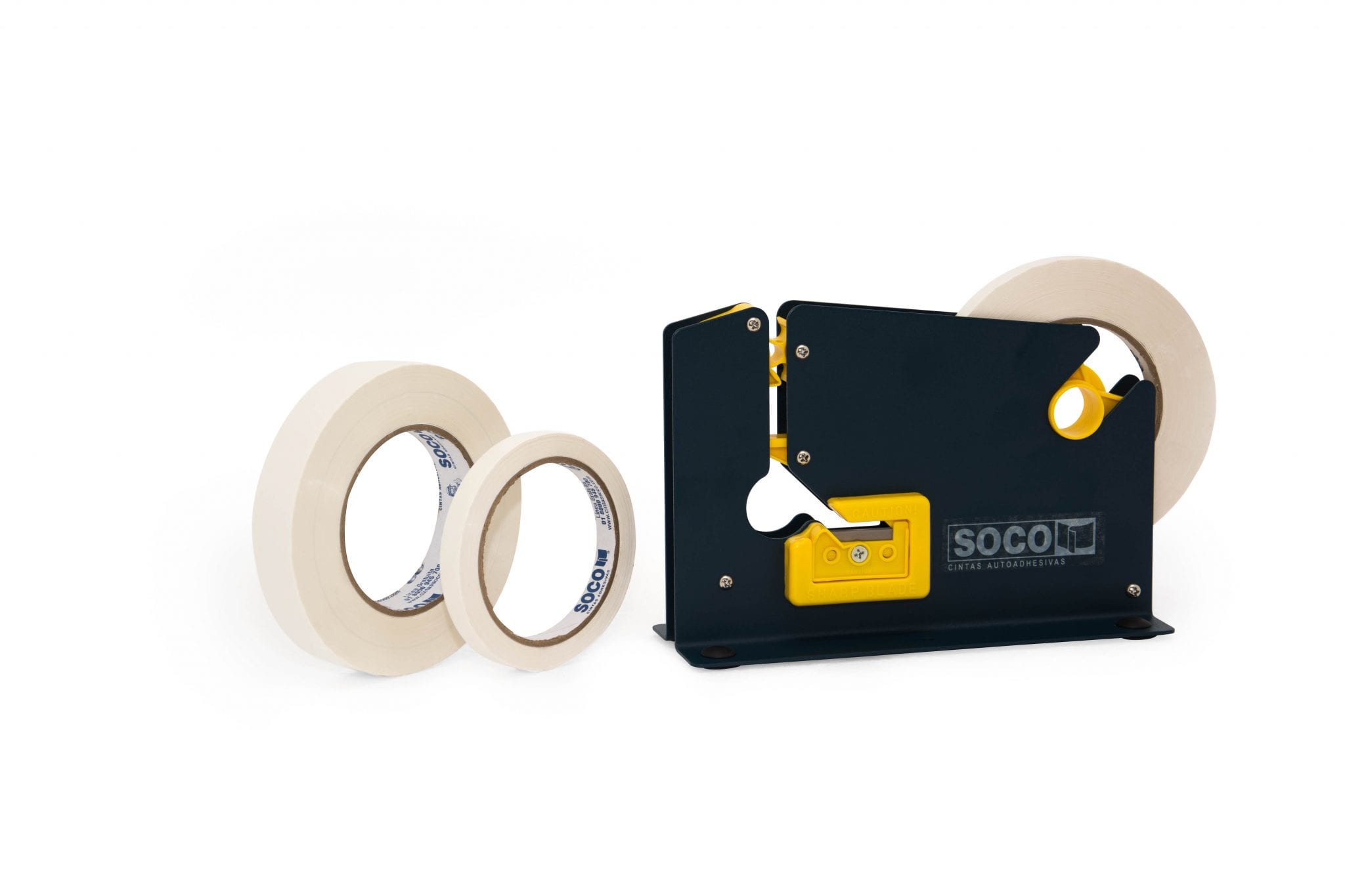 Dispensador de cinta y máquina para cerrar bolsas - Soco S.A.S. - Cintas  Adhesivas